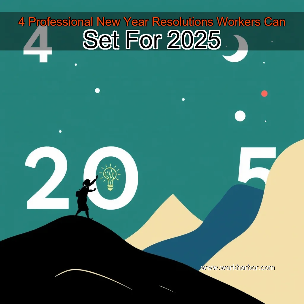 You are currently viewing 4 Professional New Year Resolutions Workers Can Set For 2025