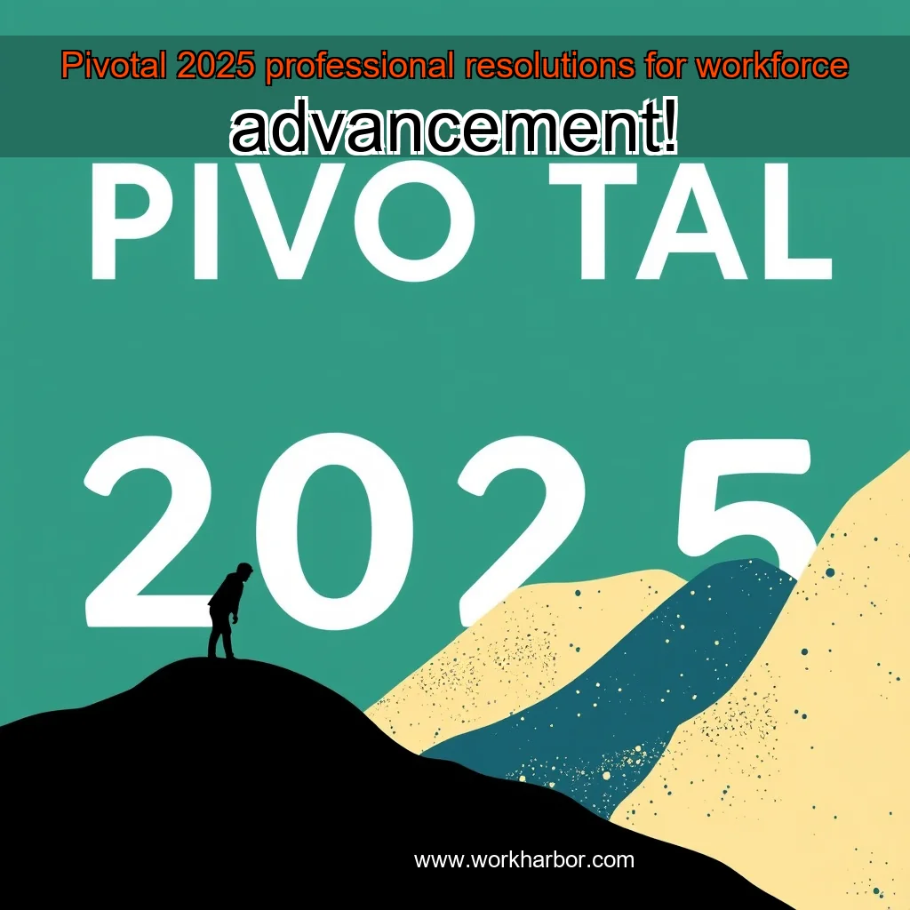 Read more about the article Pivotal 2025 professional resolutions for workforce advancement!
