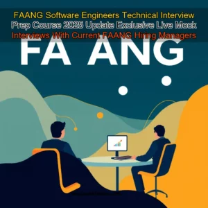 Read more about the article FAANG Software Engineers Technical Interview Prep Course 2025 Update  Exclusive Live Mock Interviews With Current FAANG Hiring Managers