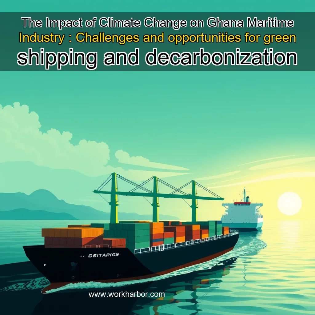 Read more about the article The Impact of Climate Change on Ghana Maritime Industry : Challenges and opportunities for green shipping and decarbonization