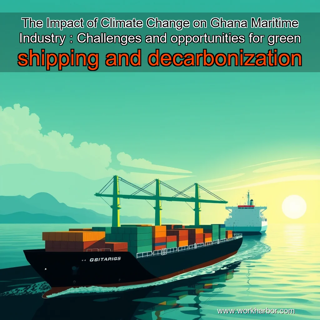 Read more about the article The Impact of Climate Change on Ghana Maritime Industry : Challenges and opportunities for green shipping and decarbonization