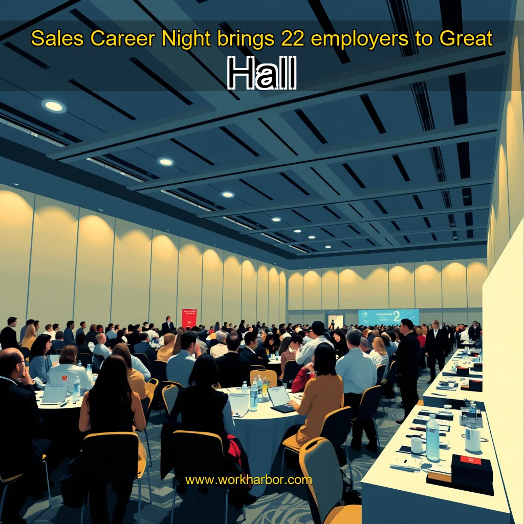 Read more about the article Sales Career Night brings 22 employers to Great Hall