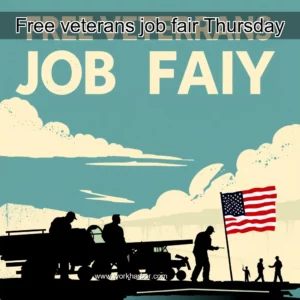 Read more about the article Free veterans job fair Thursday