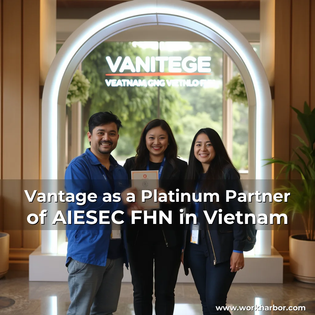 Read more about the article Vantage as a Platinum Partner of AIESEC FHN in Vietnam