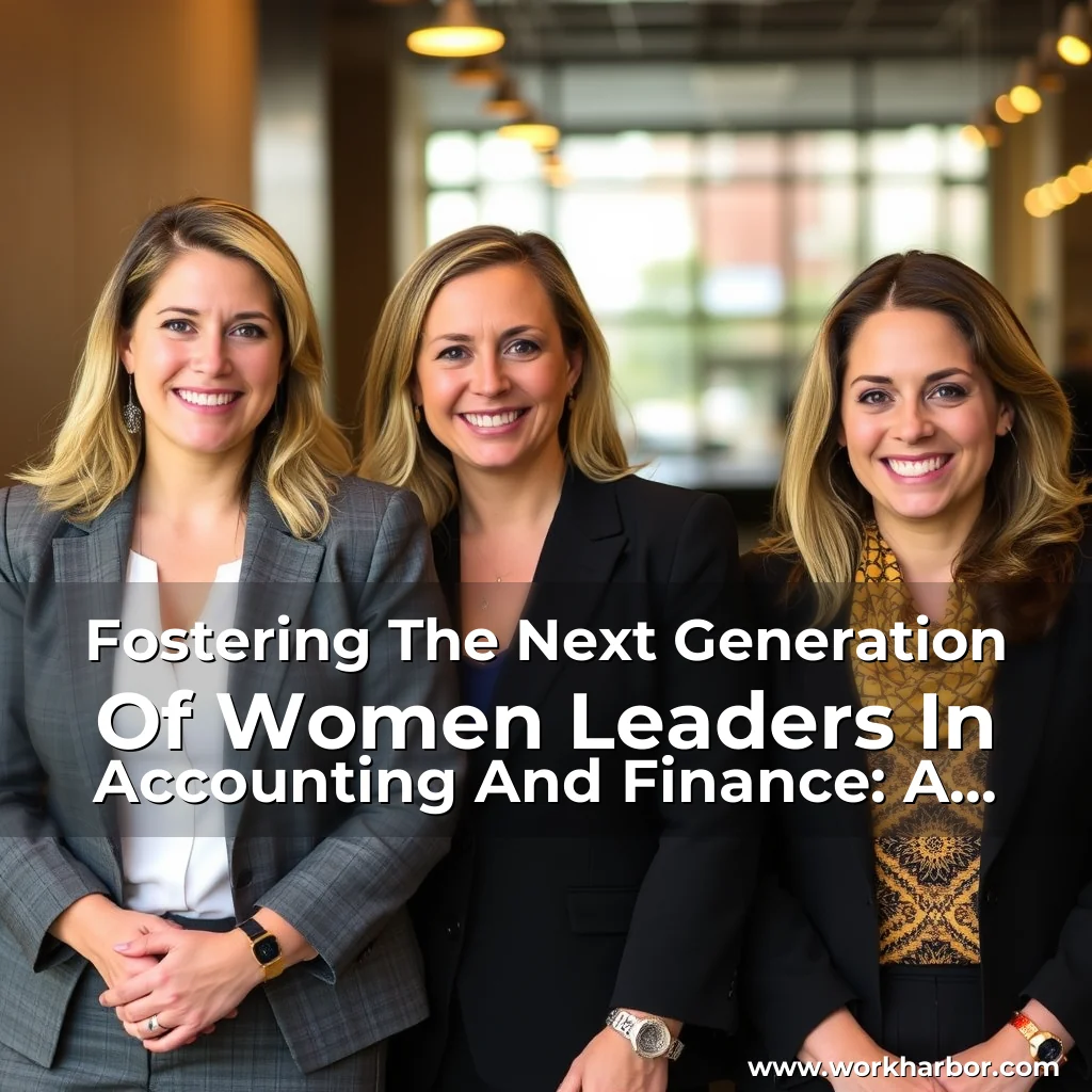 Read more about the article Fostering The Next Generation Of Women Leaders In Accounting And Finance: A Roadmap For Success!