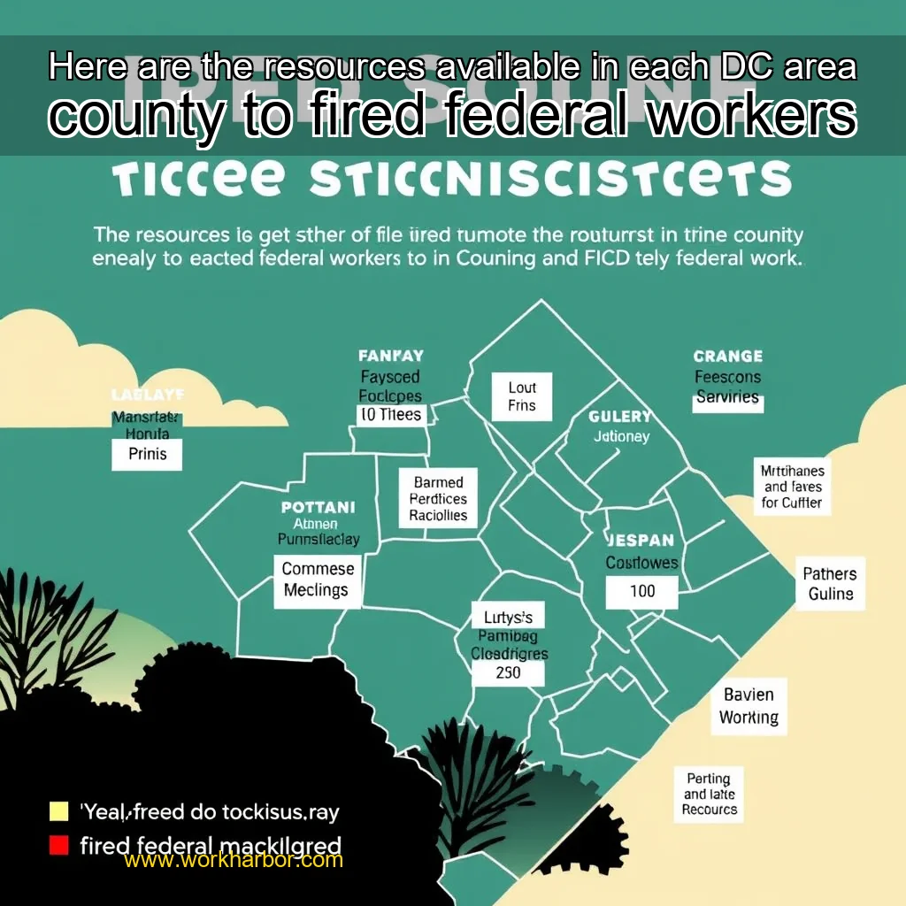 Read more about the article Here are the resources available in each DC  area county to fired federal workers