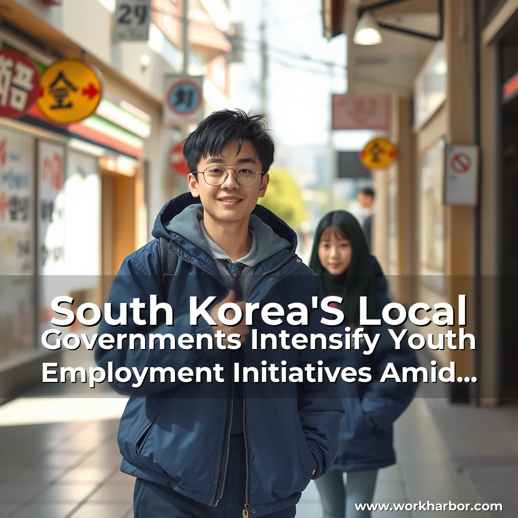 Read more about the article South Korea’S Local Governments Intensify Youth Employment Initiatives Amid Job Crisis!