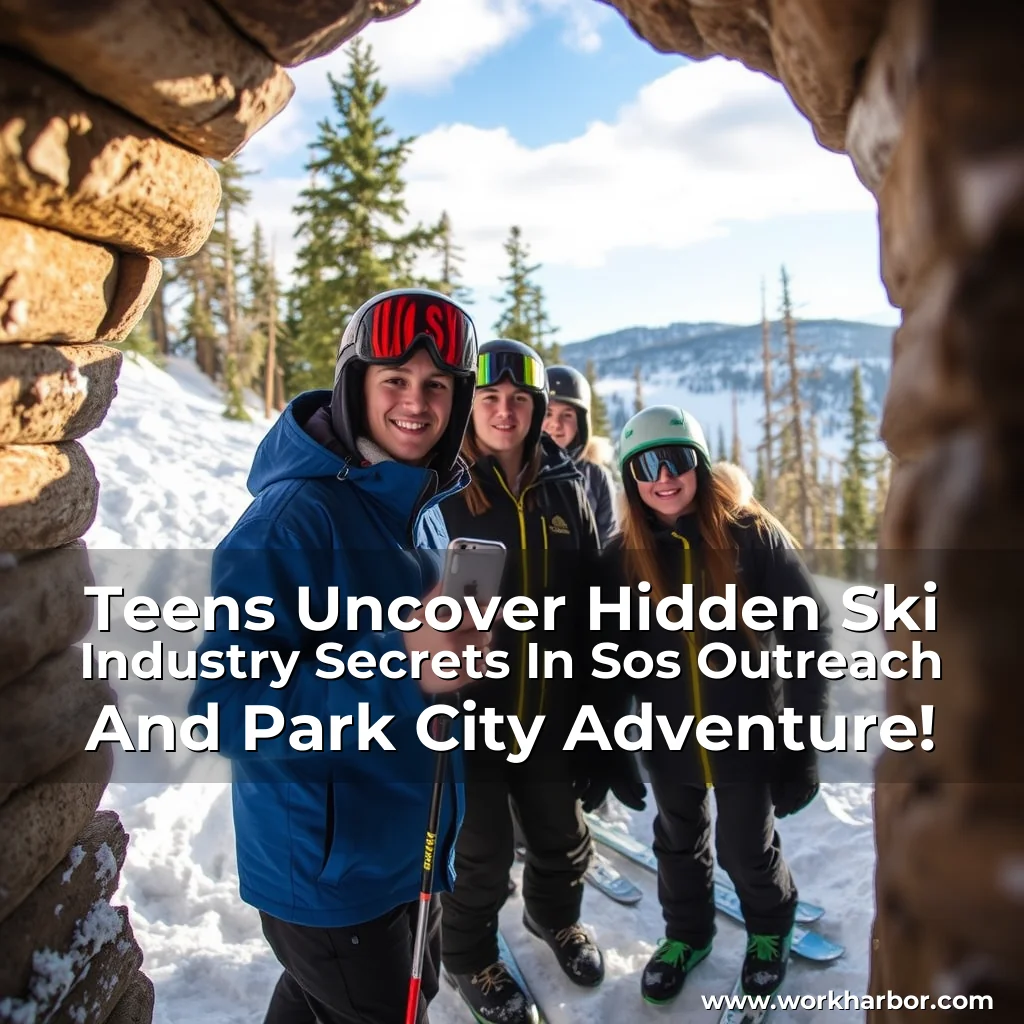 Read more about the article Teens Uncover Hidden Ski Industry Secrets In Sos Outreach And Park City Adventure!