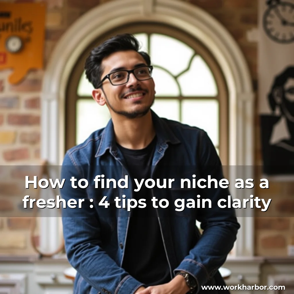 Read more about the article How to find your niche as a fresher : 4 tips to gain clarity