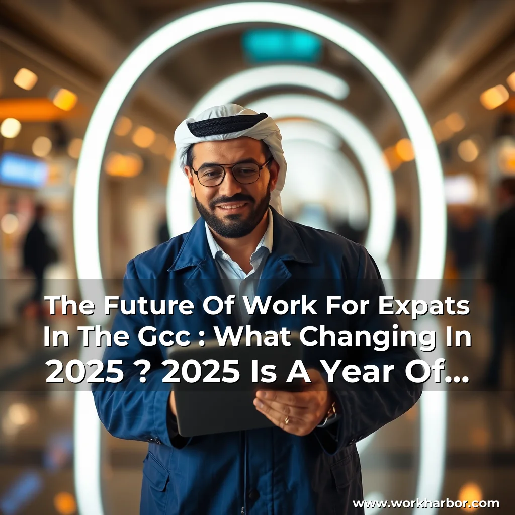 Read more about the article The Future Of Work For Expats In The Gcc : What Changing In 2025 ? 2025 Is A Year Of Significant Change For Expats In The Gcc.
