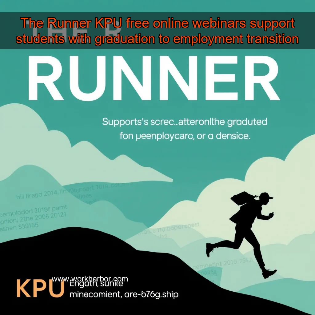 Read more about the article The Runner  KPU free online webinars support students with graduation  to  employment transition