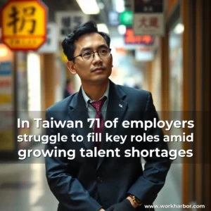 Read more about the article In Taiwan  71  of employers struggle to fill key roles amid growing talent shortages