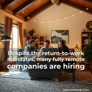 Read more about the article Despite the return-to-work mandates, many fully remote companies are hiring