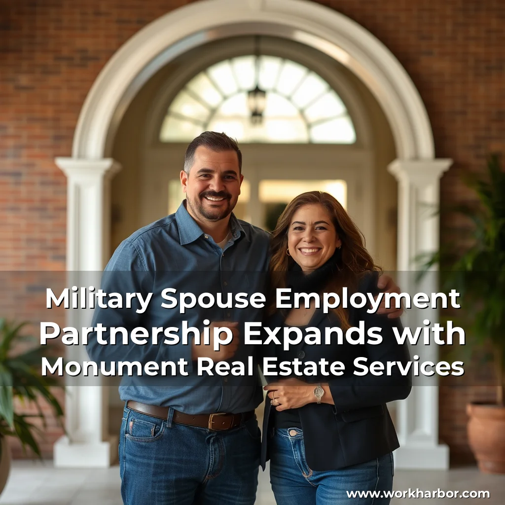 Read more about the article Military Spouse Employment Partnership Expands with Monument Real Estate Services