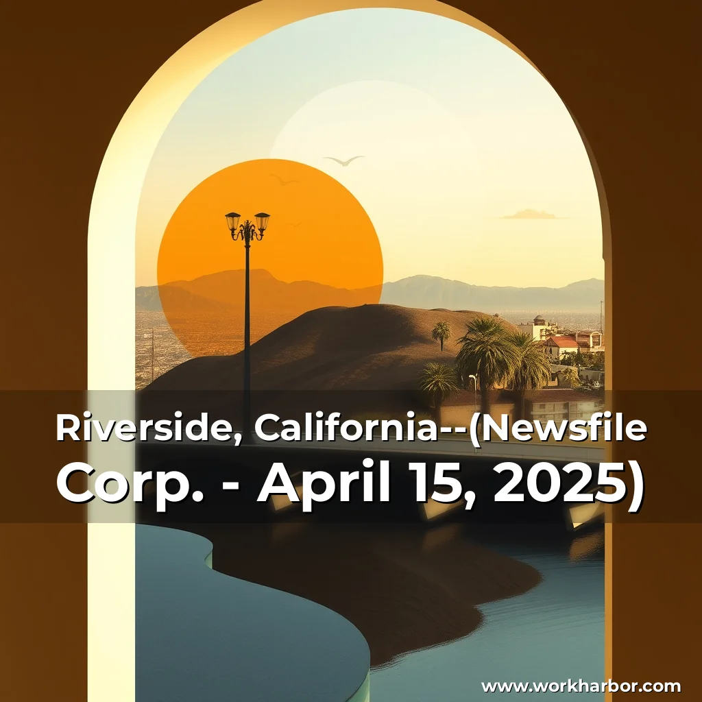 Read more about the article Riverside, California–(Newsfile Corp. – April 15, 2025)
