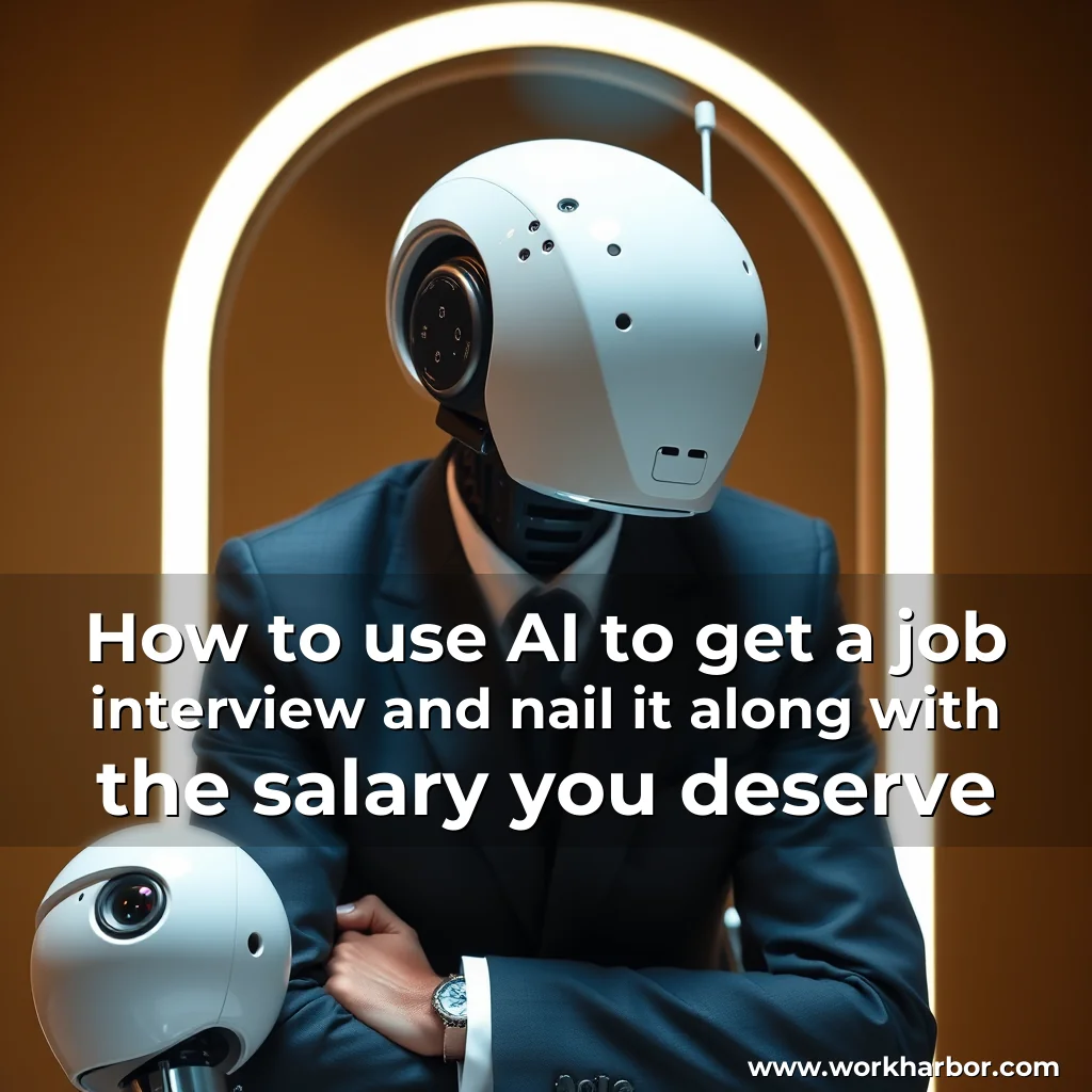 Read more about the article How to use AI to get a job interview and nail it  along with the salary you deserve