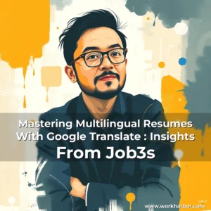 Read more about the article Mastering Multilingual Resumes With Google Translate : Insights From Job3s