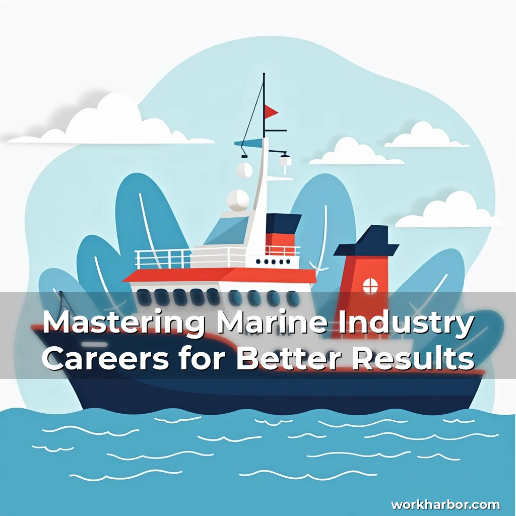 Read more about the article Mastering Marine Industry Careers for Better Results