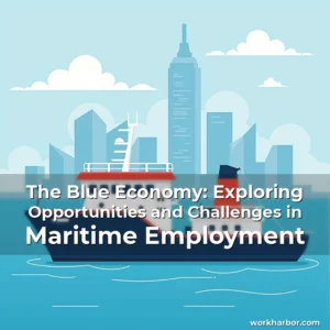 Artistic representation for The Blue Economy: Exploring Opportunities and Challenges in Maritime Employment